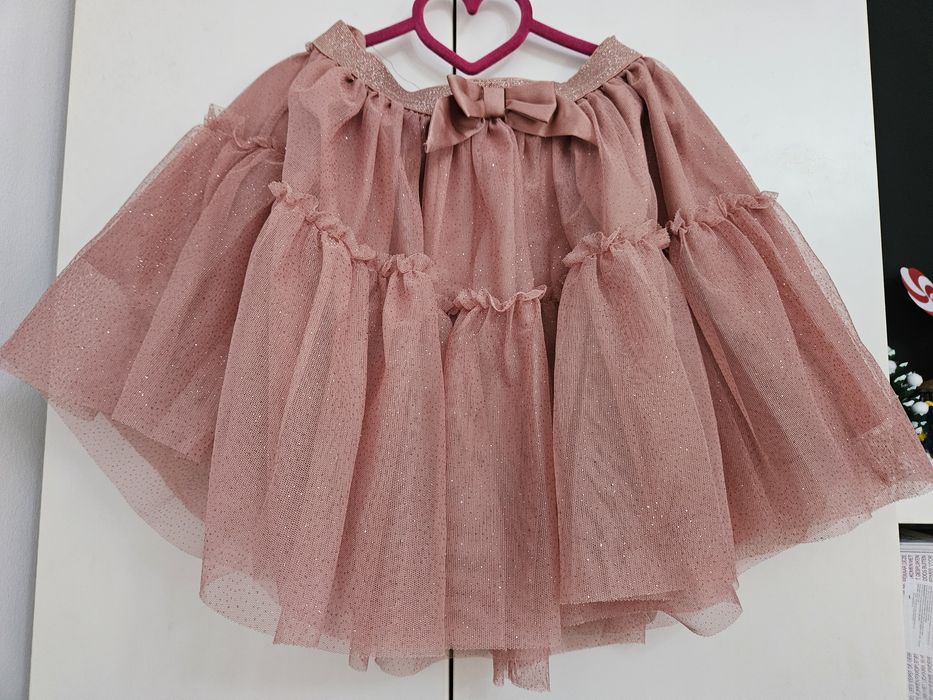 Fustita tulle roz fetite 6-8 ani H&M