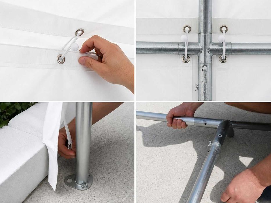 Cort, Pavilion pentru evenimente din PVC - diferite dimensiuni