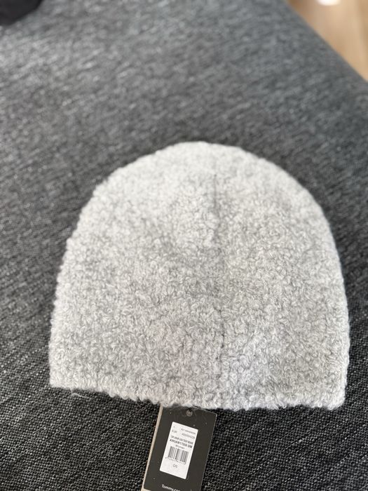 Tommy Jeans Teddy caciula dama culoare gri marime OS noua originala