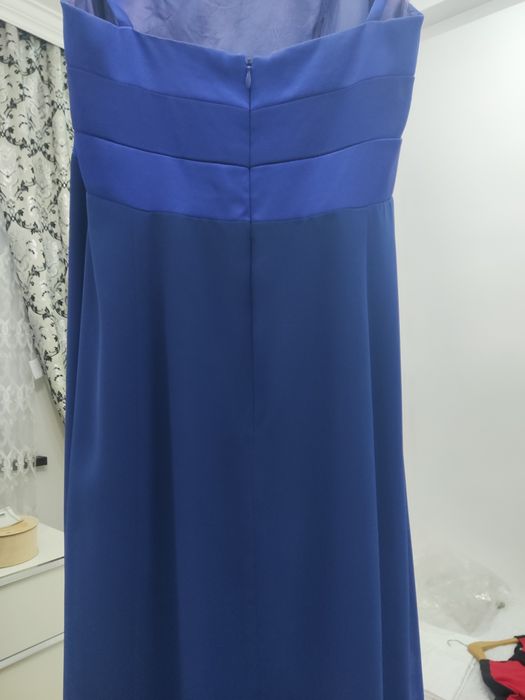 Платье вечернее темно-синее