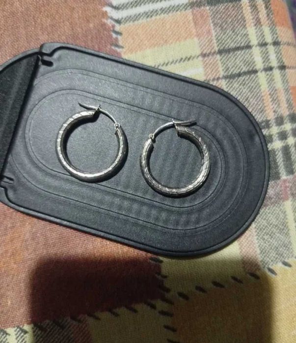 Серебряные серьги, 925#, новые