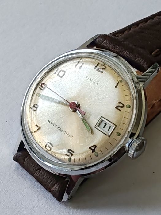 Ceas Timex Calendar Mecanic 30,5 mm-Funcționează excelent!