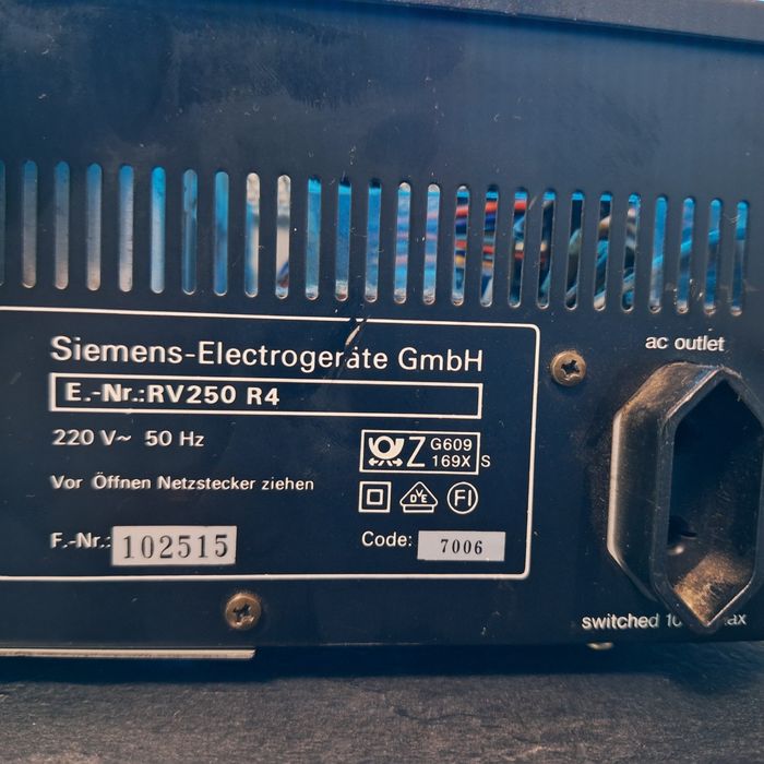 "Мощен ресивър Siemens RV-250"
