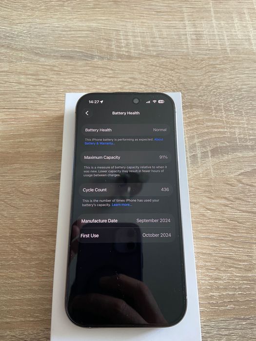 Iphone 16 Pro Silver 256GB