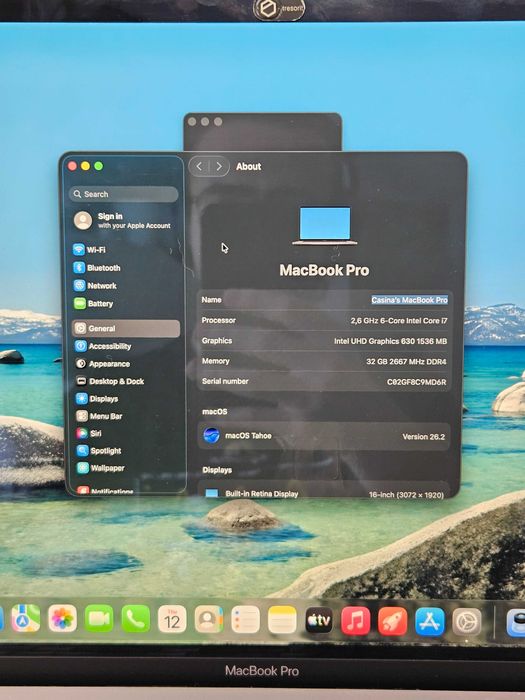 MacBook Pro 16 inch 2019 - Intel i7 / 32GB RAM / 512GB SSD / Placa Video Dedicata