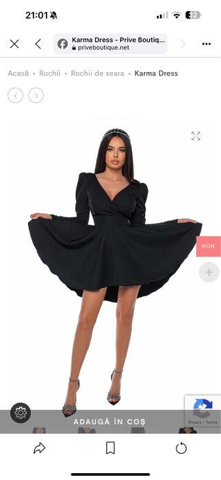 Rochie Prive Boutique neagra