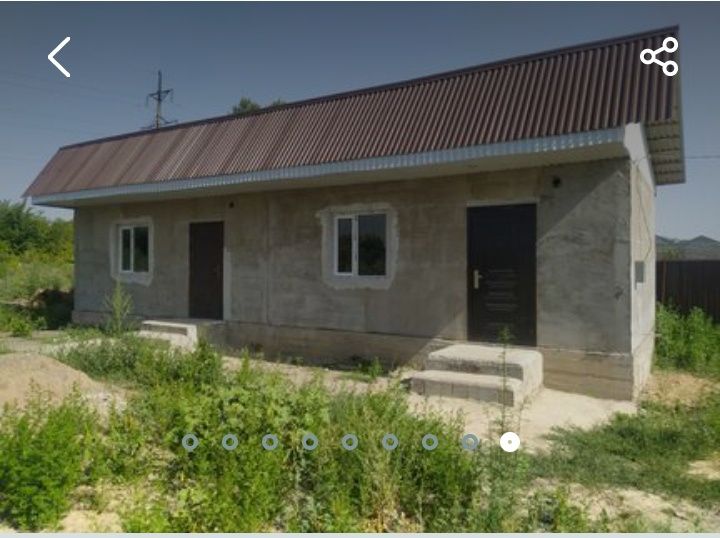 Времянка (2 дома из газоблока) на 5 сотках ИЖС, Газ
