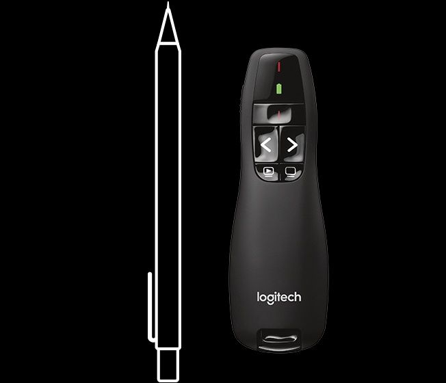 Logitech r400 pirizintator pult. Пульт для презентаций