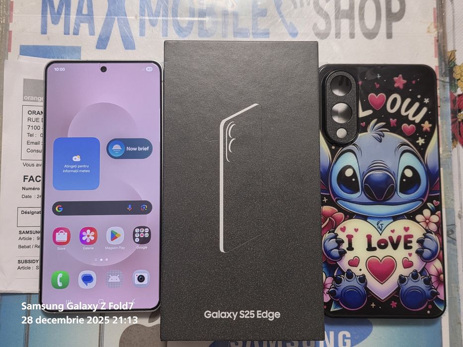 Samsung Galaxy S25 Edge Silver -256 GB / Garantie