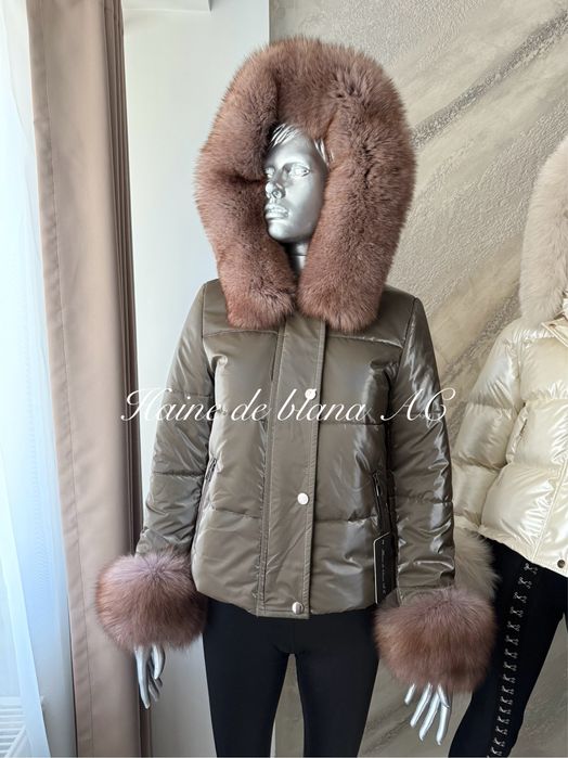 Geci de fas accesorizate cu blana naturala