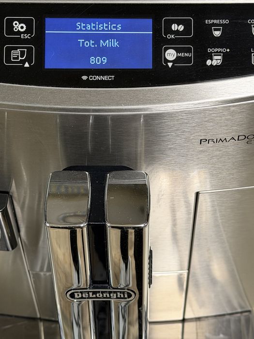 Кафемашина кафе автомат delonghi Primadonna S evo BLUETOOTH с гаранция