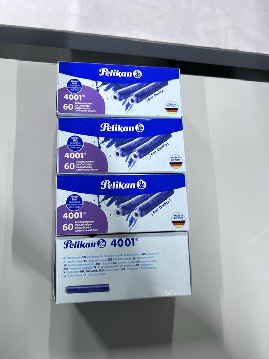 Set 240 rezerve cerneală Pelikan 4001 Royal Blue – noi, originale,