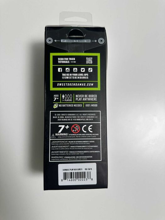 Kendama Sweets Console Play Box Grey – nouă, ediție 2025, sigilată