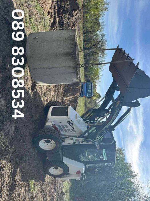 Услуги с мини багер, челен товарач - Сливен/Нова Загора/Котел/Твърдица