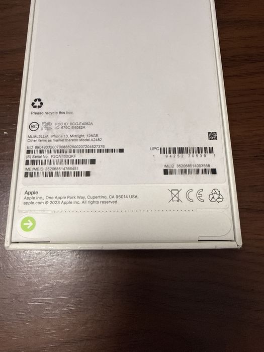 Iphone 13  128Gb Midnight Nou Sigilat