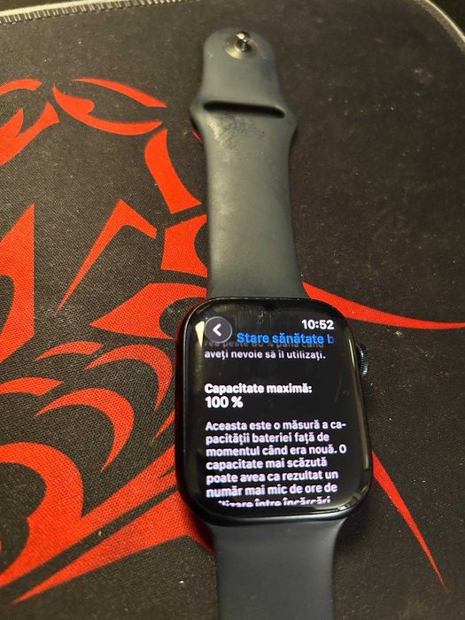 apple watch seria 9 gps ,45 mm aluminium