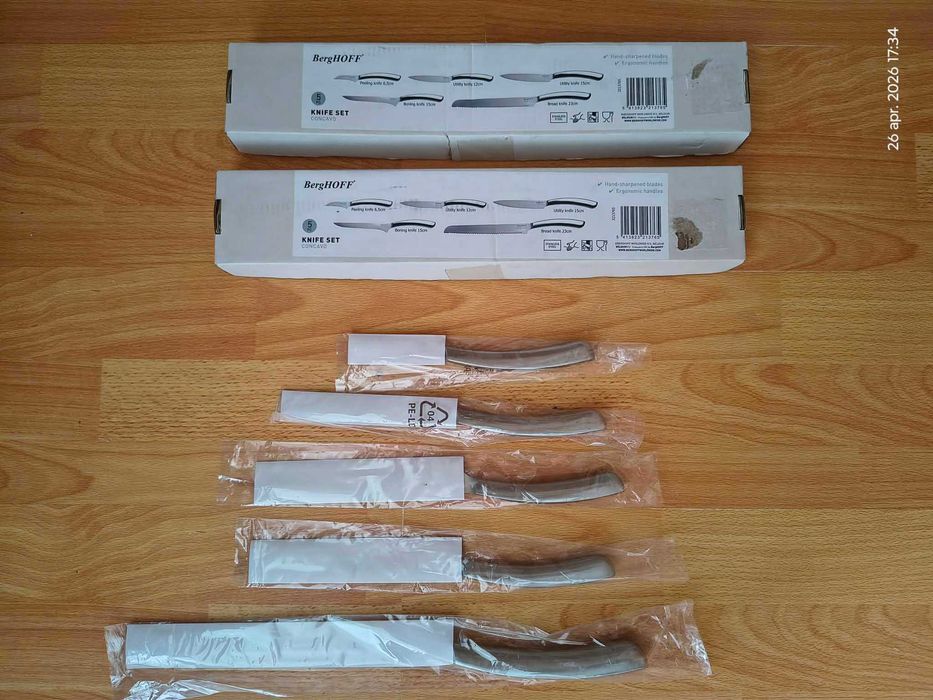 Set de 5 cuțite de bucătărie Berghoff, (Super Ofertă).