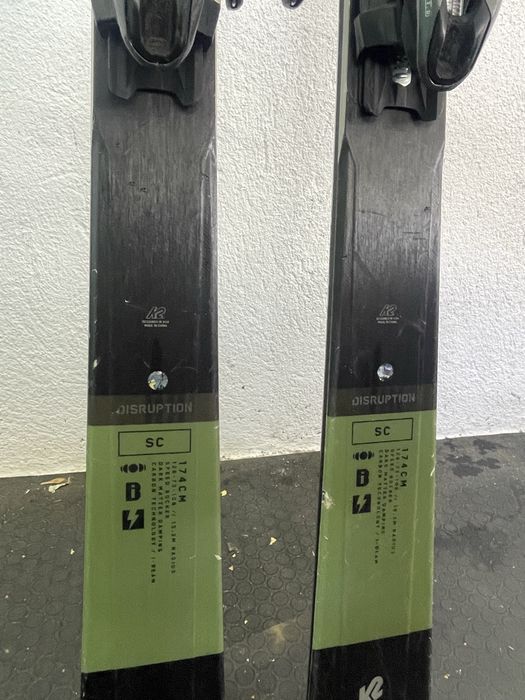 Ски комплект К2 174см с обувки, щеки и сак