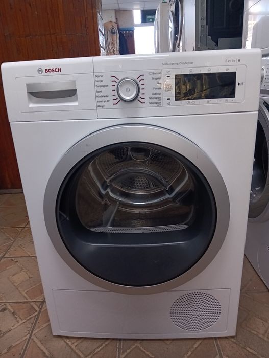 Сушилня с термопомпа Бош Bosch Serie 8 A+++ 8кг 2 години гаранция!
