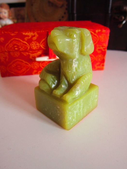 cadou deosebit Caine Fu (Foo)piatra set NICOLE China 1970