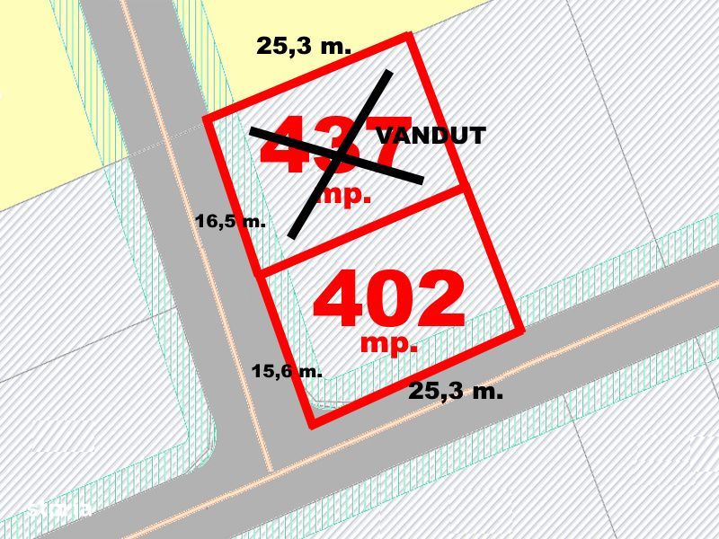 Vanzare Teren Intravilan 402 mp. Alba Micesti cu PUZ aprobat