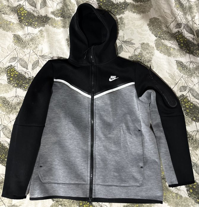 ‼️NIKE TECH FLEECE full-zip V1 Original culoarea “Dark-Grey”