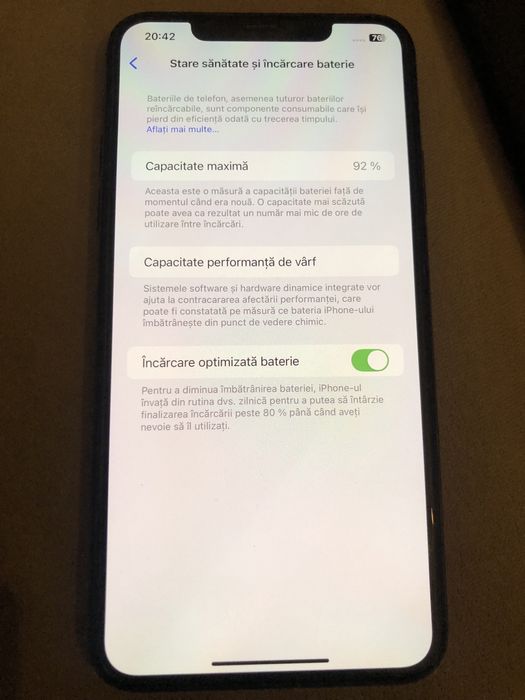 iPhone 11 Pro Max 256GB culoare green impecabil