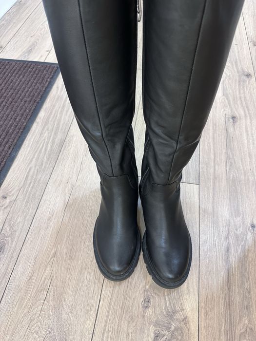 Зимние сапоги нат.кожа