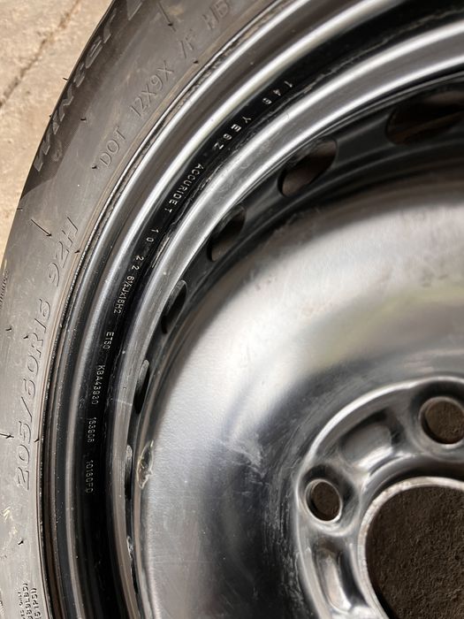 Jante Mercedes 16 inch’ + 205/60/16 , Hankook , 8 mm , DOT 2022 !