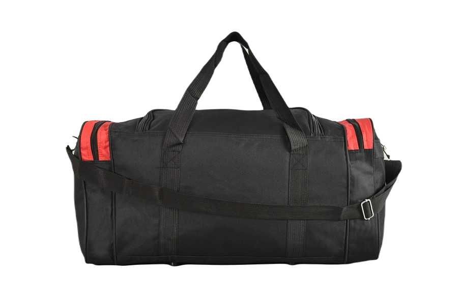 Сак за пътуване 60см Черен със Сиво/Червено/Синьо