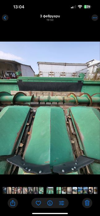 Комбайна NDW с всички хедери и 2 контри