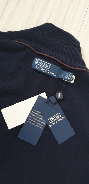 POLO Ralph Lauren Cardigan Merino Knitted Half Zip L НОВО! ОРИГИНАЛ!