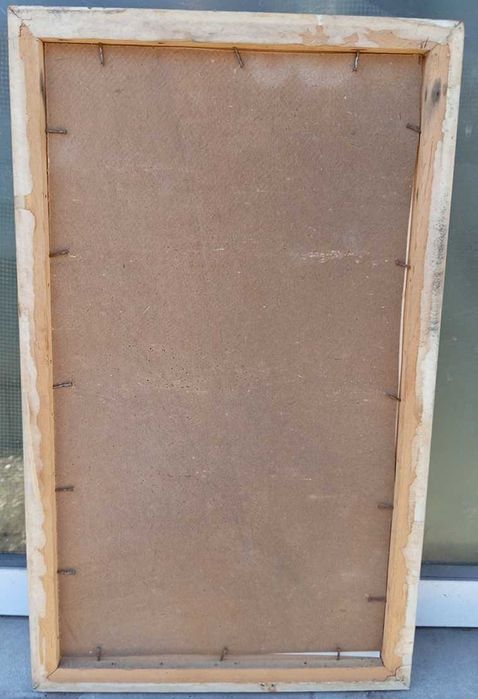 Tablou vechi - gravura - materna - nesemnata