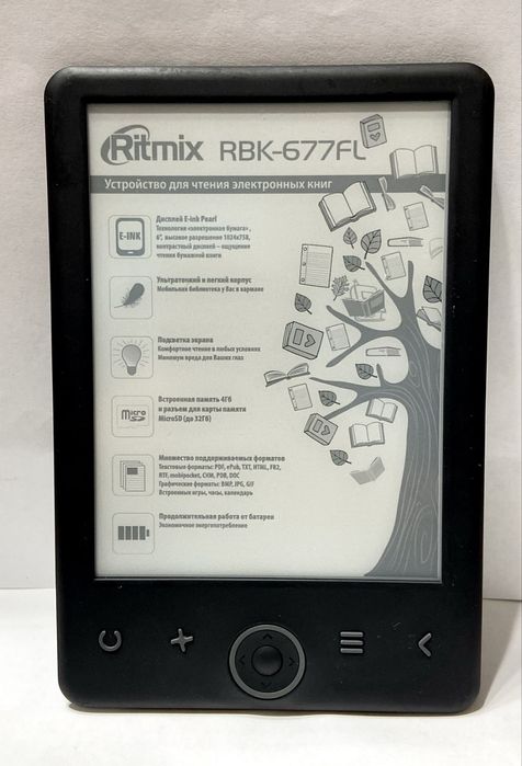 Электронная книга Ritmix RBK-677FL