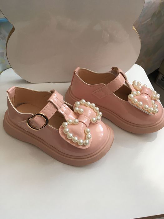 Детски обувки с панделка