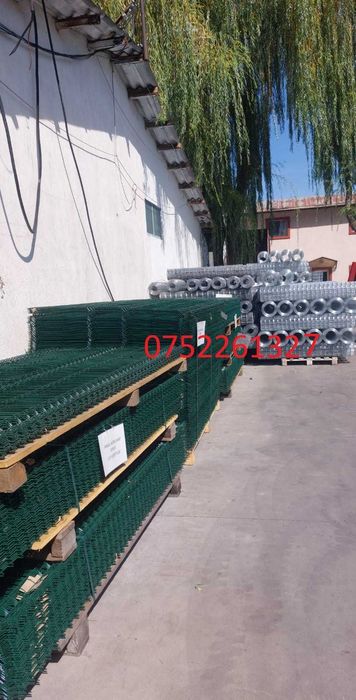 PLasa/ panou bordurat /TEAVA/ STALP 3.5-4.9MM/Zincat /Verde/Gri