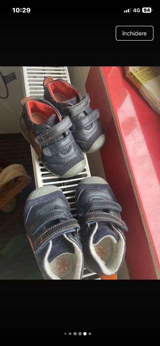 Încălțăminte bebe piele