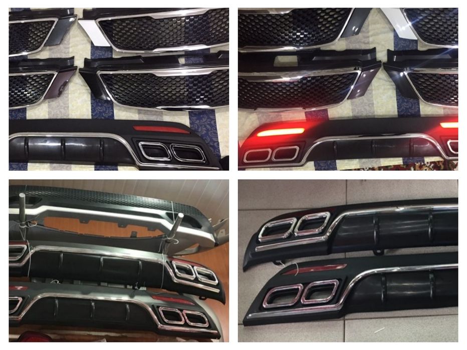 Спарк юпка юбка дефузор на бампер задний.