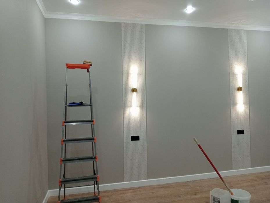 Поклейка обоев любого типа