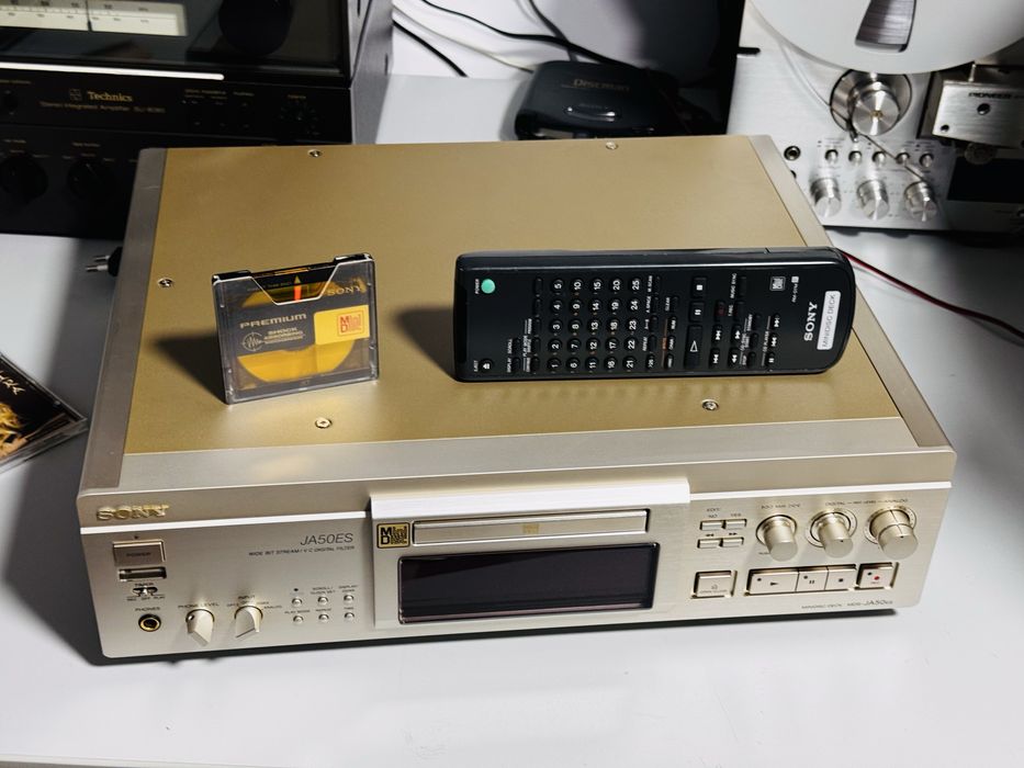 Minidisc SONY MDS-JA50ES,telecomandă , inregistrare si redare perfectă