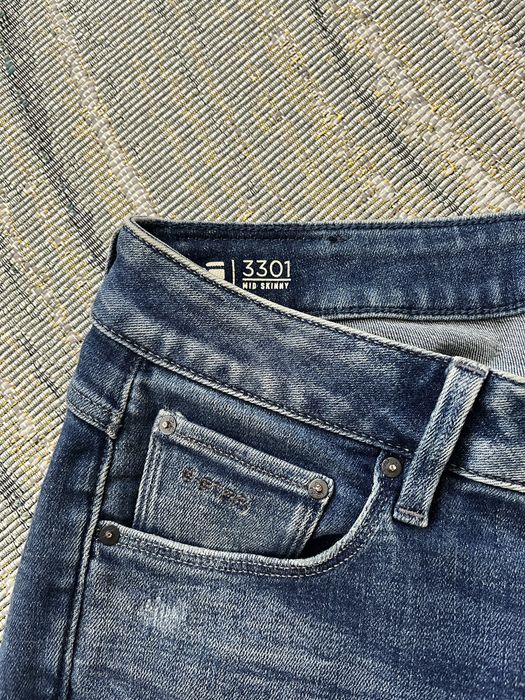G Star RAW : 3301 Mid Skinny Ankle - Дамски 29 номер / Оригинал