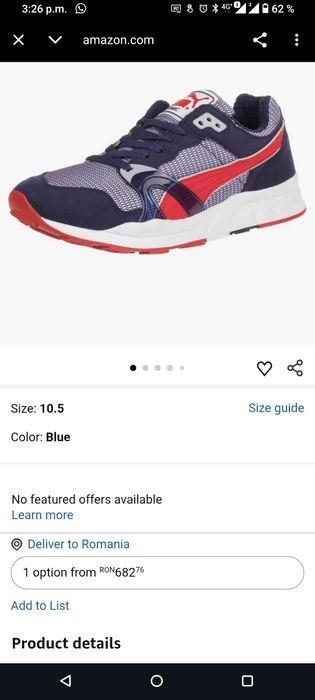 Puma Trinomic xt Nr 46 sau 28,3cm