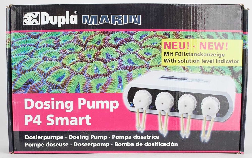 4-канална дозираща помпа Dupla Marin P4 Smart за соленоводни аквариуми