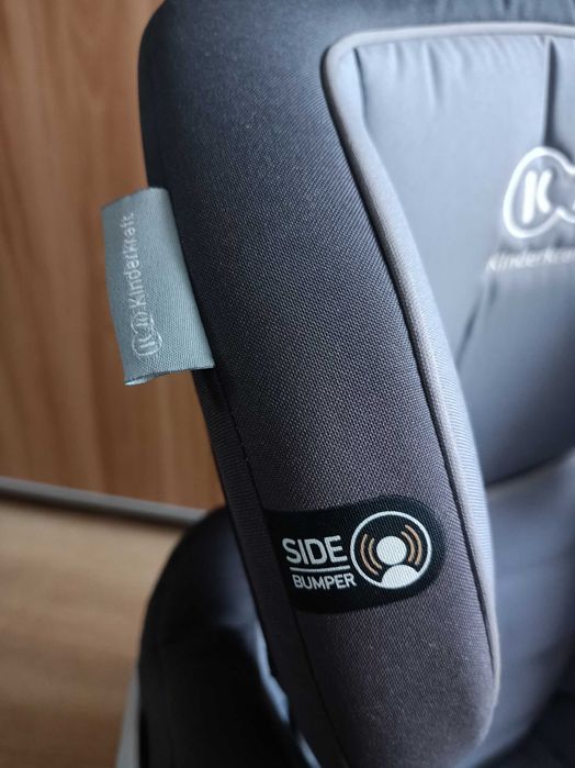 Scaun auto Isofix Kinderkraft Expander, 15-36 kg, gri-negru