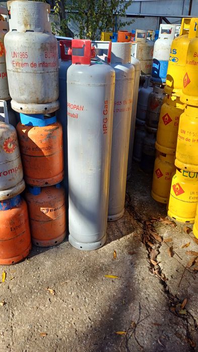 Butelii pentru aragaz și centrala