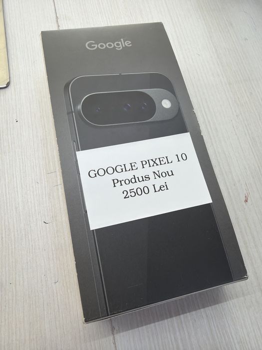 Google Pixel 10 – NOU, sigilat – Cameră TOP + Android curat – SUPER PREȚ