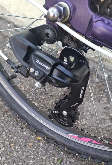 Bicicletă mtb de copii CROSS cadru din aluminiu pe 24 inchi