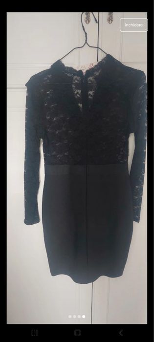 Rochie cu maneci din dantela