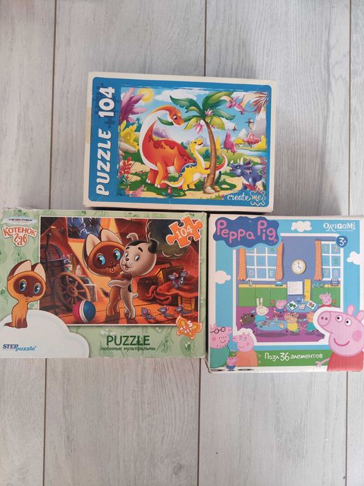 Пазлы детские разные 1000 тг