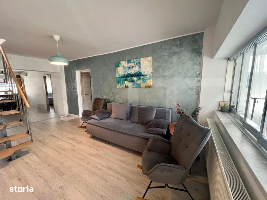 Apartament cu 3 camere, 115 mp, centrala si AC, zona Ultracentral